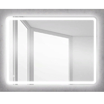 зеркало belbagno spc spc-mar-600-800-led-tch 60 см с подсветкой, с сенсорным выключателем 
