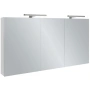 зеркальный шкаф jacob delafon eb1367-g1c 110х65 см, белый блестящий