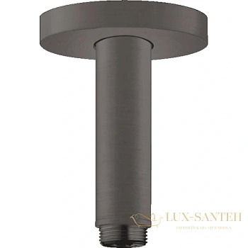 кронштейн для верхнего душа hansgrohe 27393340 шлифованный черный хром