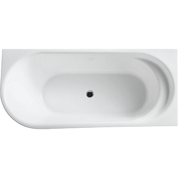 акриловая ванна belbagno bb410-1700-780-r 170х780 без гидромассажа, белый