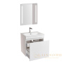 комплект мебели для ванной geberit renova plan 529.915.01.6 60 см, белый глянец