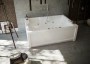 акриловая ванна aquatek дорадо dor190-0000002 без гидромассажа, с фронтальным экраном (вклеенный каркас)