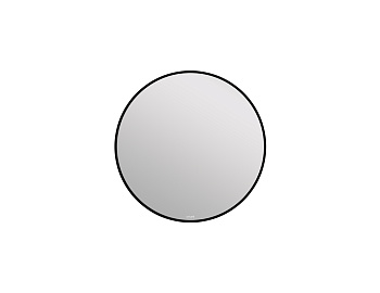 зеркало cersanit eclipse smart 60x60 в черной рамке, 64146