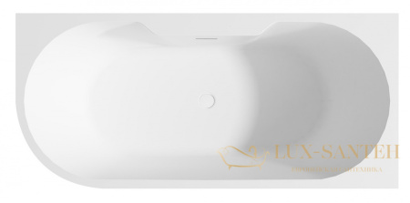 ванна акриловая угловая abber ab9335-1.7 r, белый глянцевый