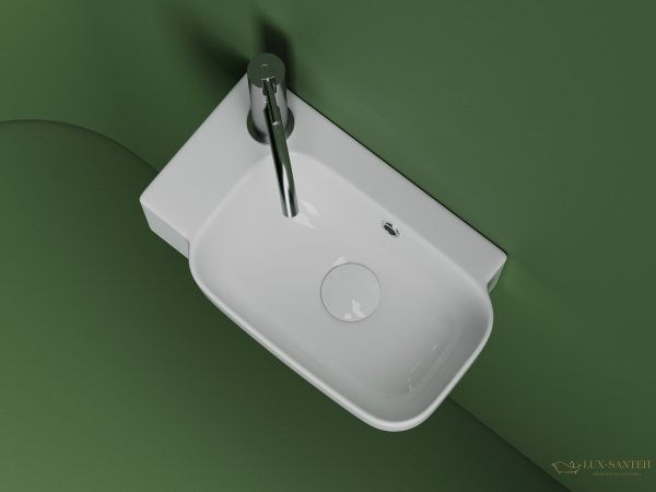 раковина ceramica nova element cn6074r 40,3x24,9 см, правосторонняя, белый