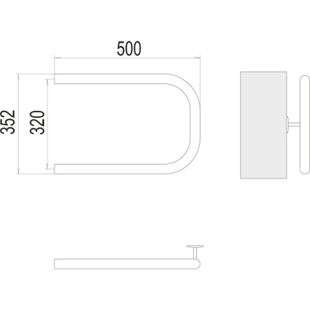 полотенцесушитель водяной terminus п-образный 4620768881541 32x50