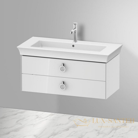 тумба под раковину duravit white tulip wt435208585 1000х458х560 мм, белый