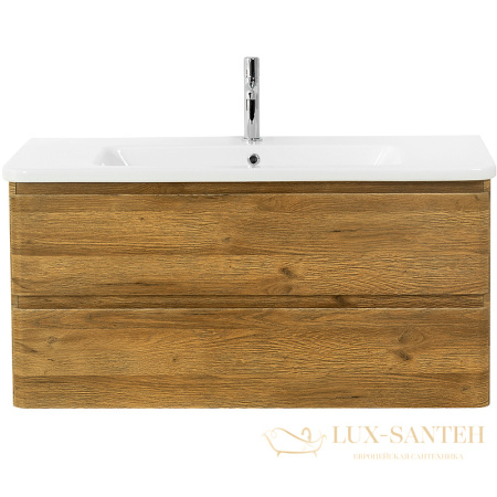 тумба под раковину belbagno albano-cer albano-cer-1050-2c-so-rr 105 см подвесная, rovere rustico