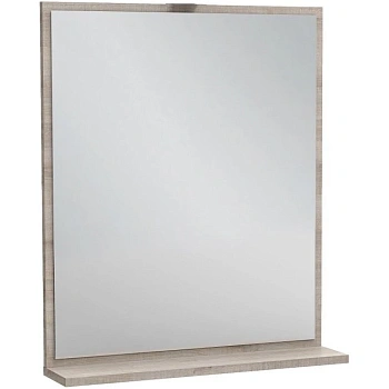 зеркало jacob delafon vivienne eb1596-e71 58,2х69,6 см, серый дуб