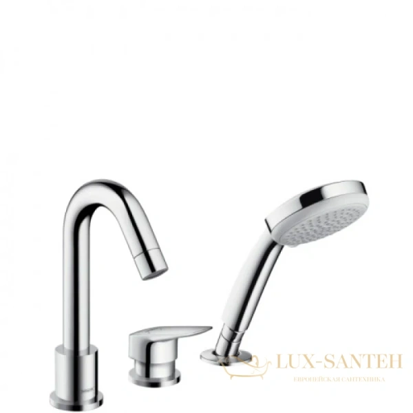 смеситель для ванны hansgrohe logis 71313000, хром