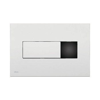 alcaplast сенсорная кнопка управления для скрытых систем инсталляции slim, белый (от сети) m370s-slim