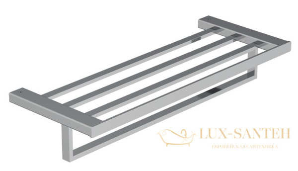 полка для полотенец 600 мм, kludi vela c, 3198905, хром глянцевый