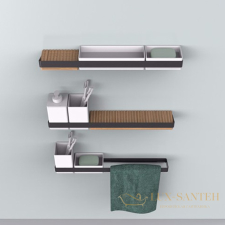 держатель полотенца или аксессуаров bertocci fly 149 1502 0200 7 см, белый матовый