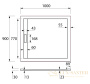 экран для поддона из искусственного мрамора cezares tray-as-ah-120/90-100-scr, белый