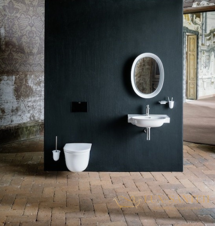 раковина laufen the new classic 8.1385.3.400.104.1 подвесная 60 см, белый глянцевый
