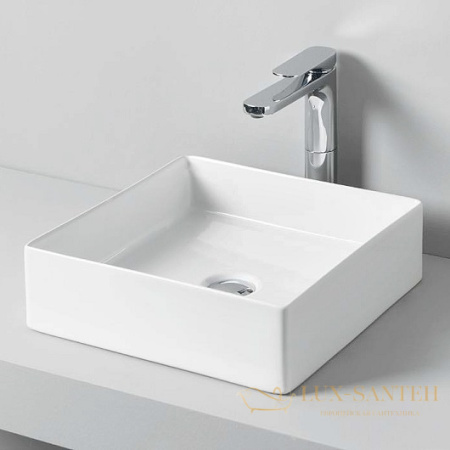 раковина накладная artceram scalino 38 scl001 01 00 380х380 мм, белый