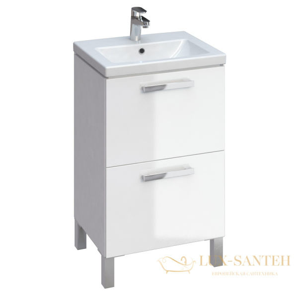тумба cersanit melar 50, 64127, цвет белый