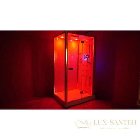 душевая кабина timo puro h-510 l 120x90x220 см, стекло прозрачное