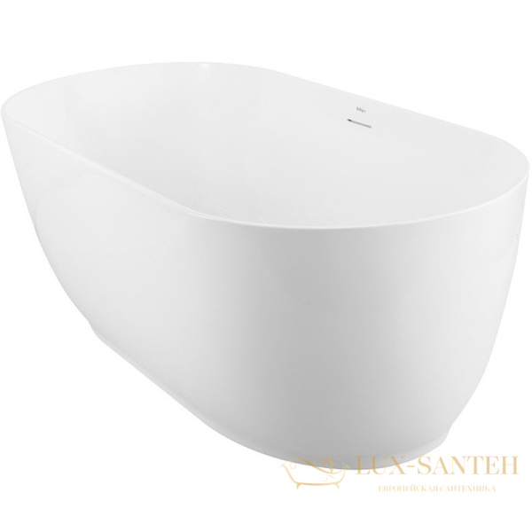 акриловая ванна belbagno bb413-1700-800-matt 170x80 без гидромассажа, белый матовый