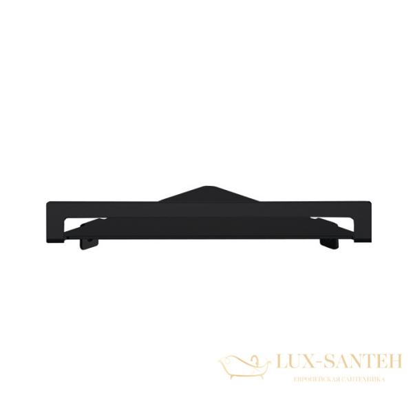 полка угловая для душа 216х216 мм, almar e300002.mb, черный матовый