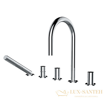 смеситель laufen kartell by 3.2233.5.004.282.1 для ванны, хром