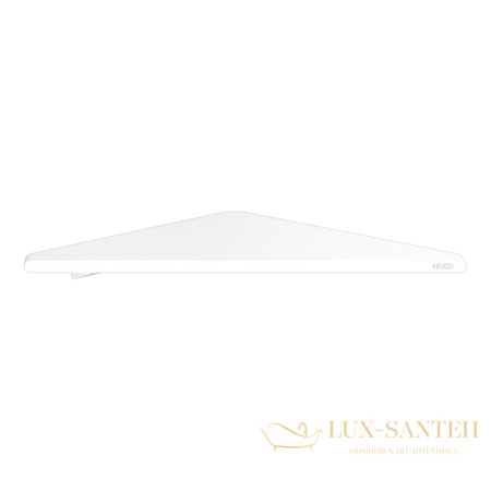 полка угловая для душа keuco aveno 14657510000, с клеевым комплектом, белый матовый