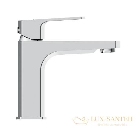 смеситель для раковины cersanit wisla 63055, с донным клапаном, хром