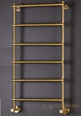 полотенцесушитель водяной margaroli sole 4424706obn, высота 107.2 см, ширина 53 см, состаренная бронза