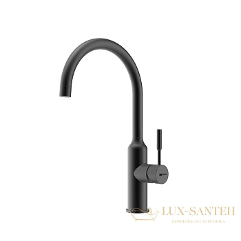 смеситель для кухни lemark expert lm5079bl, черный матовый