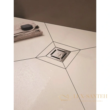 душевой трап berges zentrum norma 090463 148x148/50*75*110 мм, матовый хром