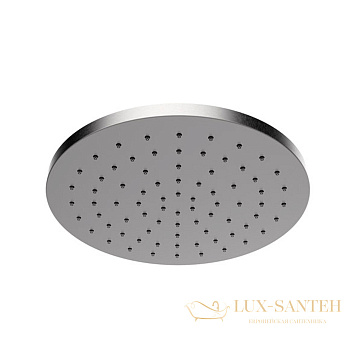 верхний душ 248 мм, almar round, e044252.316, без кронштейна, нержавеющая сталь брашированная