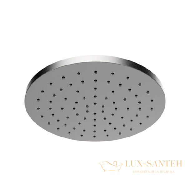 верхний душ 248 мм, almar round, e044252.316, без кронштейна, нержавеющая сталь брашированная