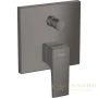 смеситель для ванны hansgrohe metropol 32546340, шлифованный черный хром