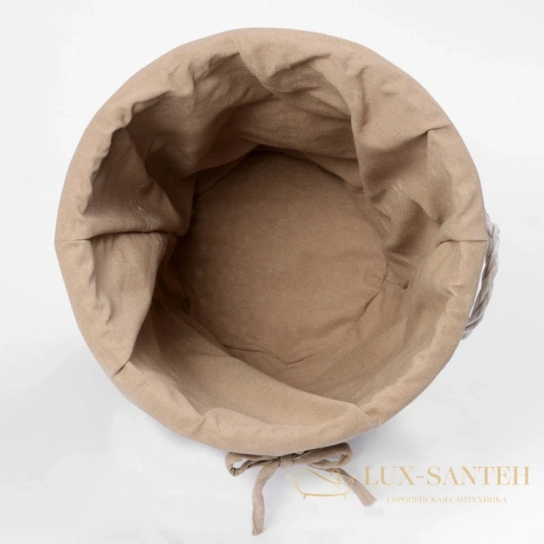 плетеная корзина wasserkraft aller wb-106-l для белья, белый