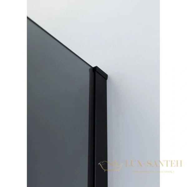 душевой уголок cezares slider-ah-2 slider-ah-2-90/100-100/110-grigio-nero 100-110x90-100 см, серый
