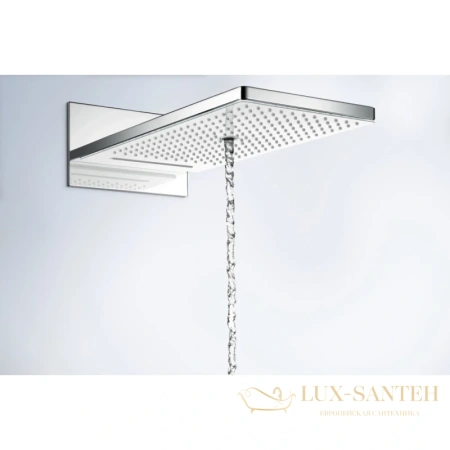 верхний душ hansgrohe rainmaker select 580 3jet 24001600, чёрный хром