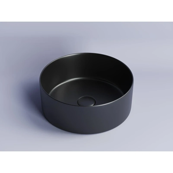 раковина ceramica nova element cn6032mb 35,8x35,8 см, черный матовый