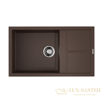 кухонная мойка omoikiri sumi 86-dc tetogranit х темный шоколад, 4993650