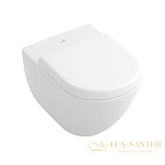 Чаша подвесного унитаза Villeroy & Boch Subway 6603 10 01 с полкой, белый