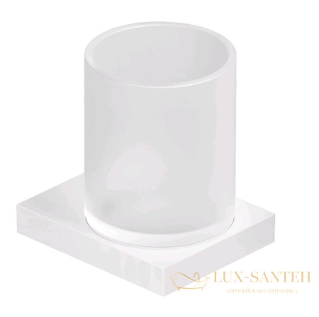 стакан для зубных щеток подвесной kludi vela c, 3197553, белый матовый