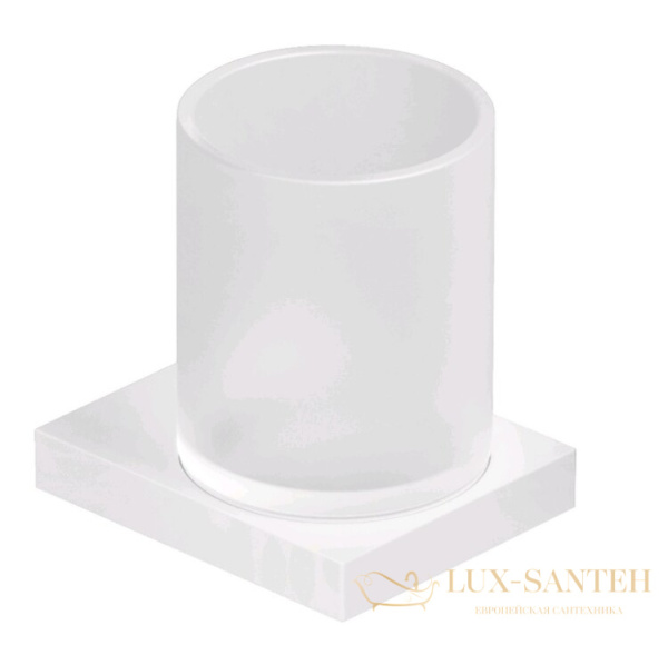 стакан для зубных щеток подвесной kludi vela c, 3197553, белый матовый
