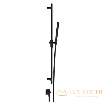 душевой гарнитур gessi inverso diamantato 73641.299, matte black