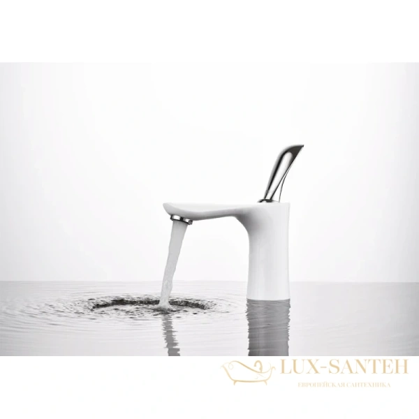 смеситель для раковины d&k venice.baciano da1032156, хром/белый