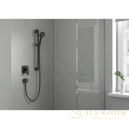 смеситель для душа однорычажный hansgrohe vernis shape вм 71658670 черный