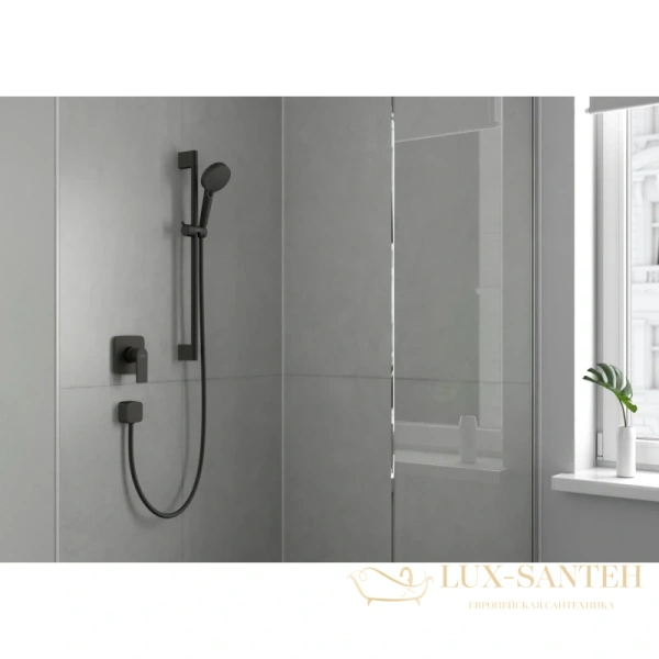 смеситель для душа однорычажный hansgrohe vernis shape вм 71658670 черный