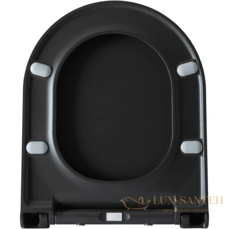 сиденье для унитаза allen brau priority 4.31004.an с микролифтом, антрацит
