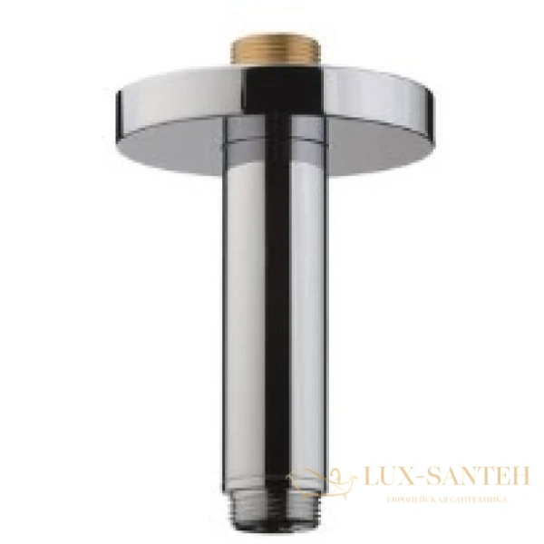 потолочное подсоединение hansgrohe 27418000 100 мм, ¾’ хром