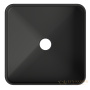 раковина накладная aqueduto espiral, esp0340, квадратная 370*370, черный матовый