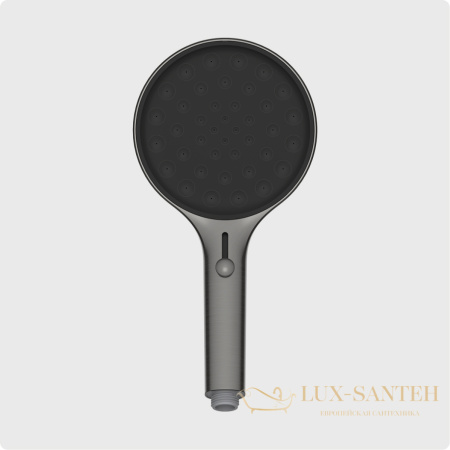 ручной душ aquame aqm8501mb, 4 режима, 135 мм, черный матовый