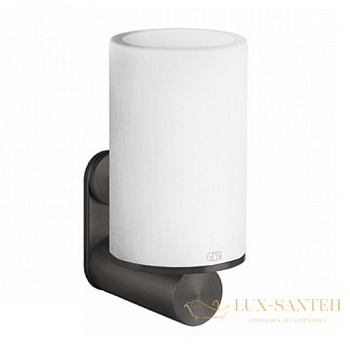 стакан gessi 316 accessories 54707.707 подвесной, black metal brushed
pvd/белый